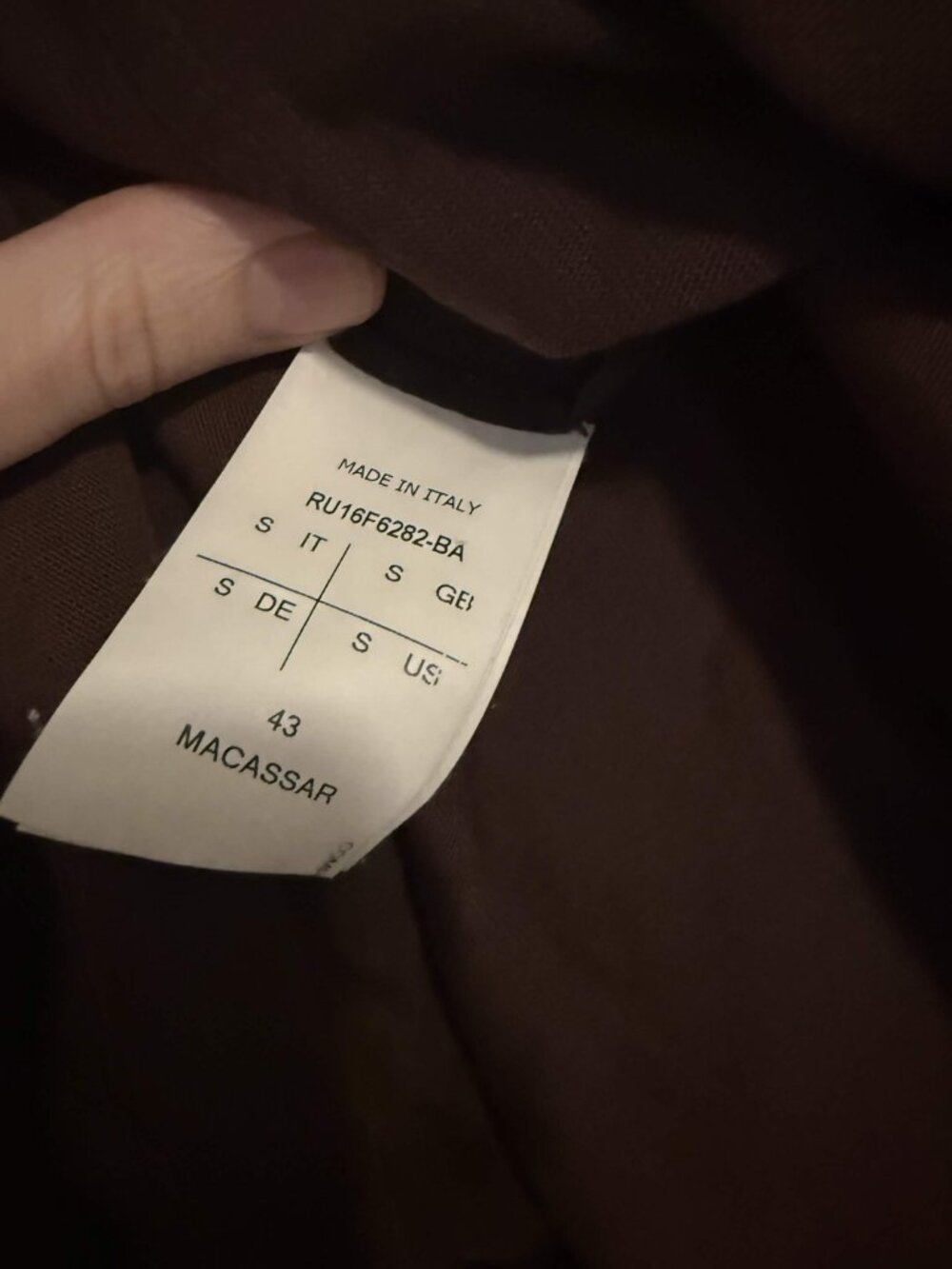 Rick Owens Macassar Jumbo Tee Mastodon View 3